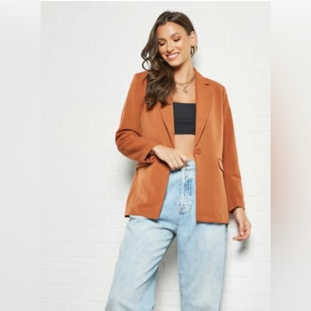 **NWT** LUSH Burnt Orange Blazer